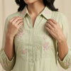 Straight fit kurta with slim pants Suit - Pastel Green