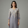 Straight A-line Suit - Lavender Purple