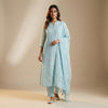 Straight Suit - Turquoise Blue