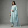 Straight Suit - Turquoise Blue