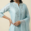 Straight Suit - Turquoise Blue